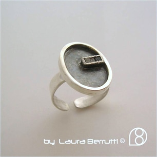 three raw diamond ring sterling minimalist laura berrutti